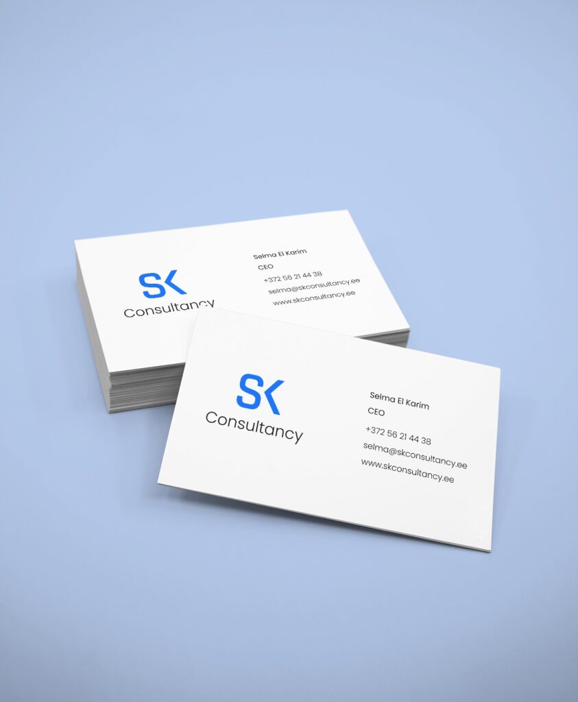 SK Consultancy visiitkaardid